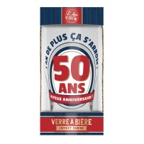 Verre à Bière 50 Ans Pas Cher | Fiesta Factory