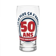 Verre à Bière 50 Ans Pas Cher | Fiesta Factory