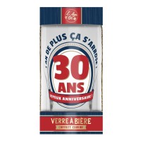 Verre à Bière 30 Ans Pas Cher | Fiesta Factory