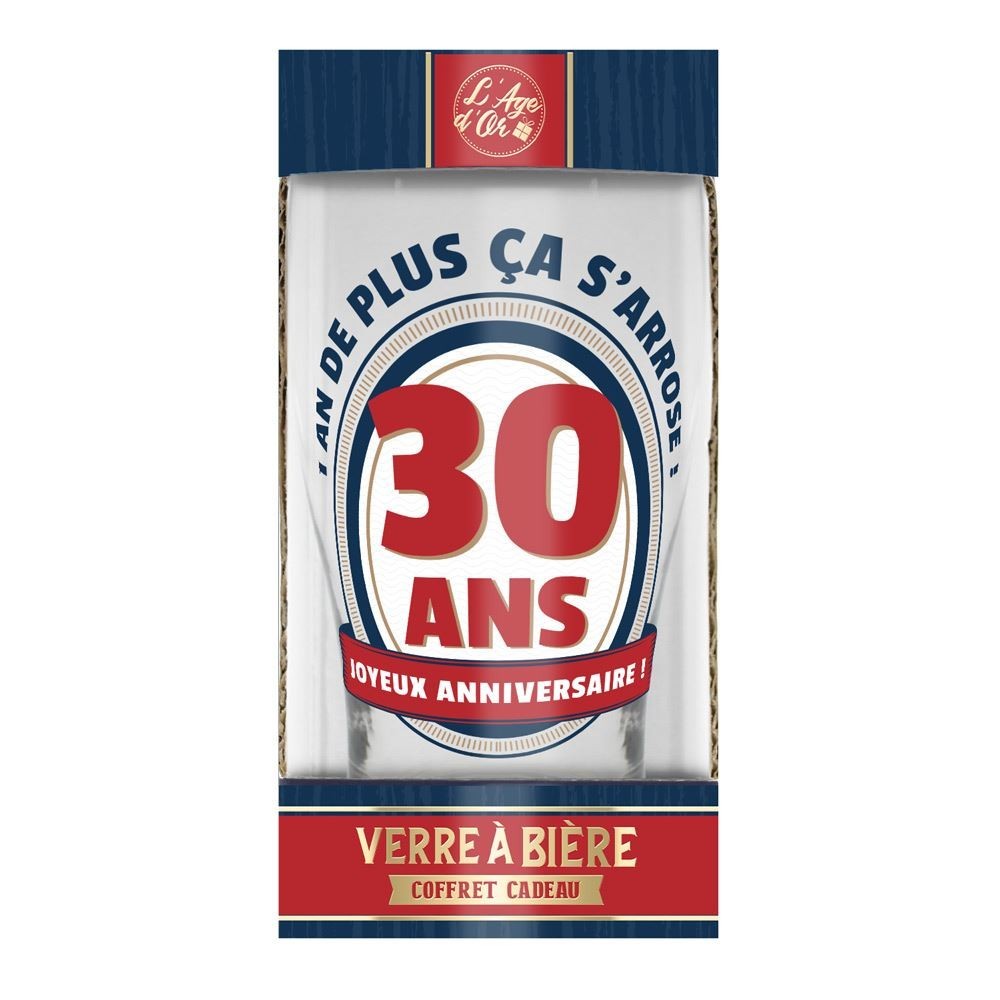 Verre à Bière 30 Ans Pas Cher | Fiesta Factory