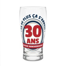 Verre à Bière 30 Ans Pas Cher | Fiesta Factory