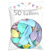 50 Ballons latex pastel 26 cm - 36200PA - Ballons latex