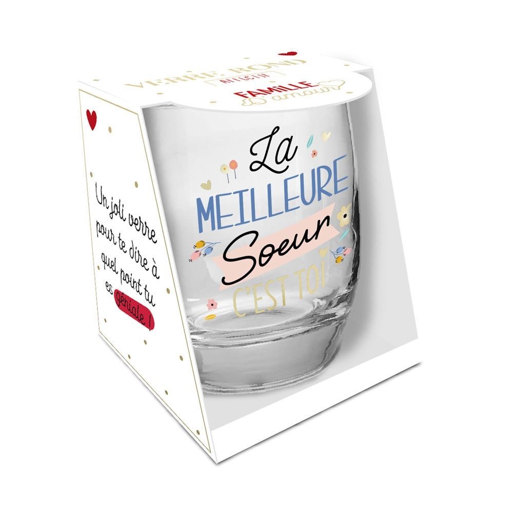 Verre La Meilleure Sœur Cadeau Original | Fiesta Factory