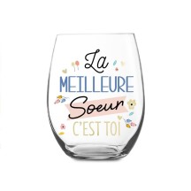 Verre La Meilleure Sœur Cadeau Original | Fiesta Factory