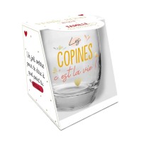 Verre Les Copines C’est la Vie Cadeau Amie | Fiesta Factory
