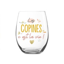 Verre Les Copines C’est la Vie Cadeau Amie | Fiesta Factory