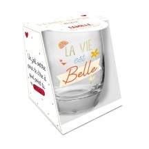 Verre La Vie est Belle Cadeau Original | Fiesta Factory