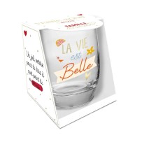 Verre La Vie est Belle Cadeau Original | Fiesta Factory