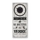 Horloge "Se mettre au verre" déco humour pas cher | Fiesta Factory