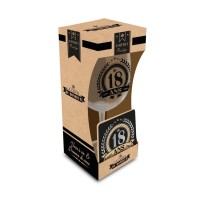 Coffret verre à vin 18 ans cadeau anniversaire pas cher | Fiesta Factory