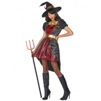 Déguisement sorcière diabolique femme pas cher – costume Halloween Fiesta Factory