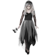 Déguisement mariée fantôme noire femme pas cher – Fiesta Factory