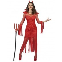 Déguisement démon du feu femme pas cher – costume Halloween Fiesta Factory