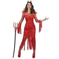 Déguisement démon du feu femme pas cher – costume Halloween Fiesta Factory