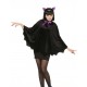 Poncho chauve-souris femme pas cher – costume Halloween Fiesta Factory