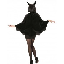 Poncho chauve-souris femme pas cher – costume Halloween Fiesta Factory
