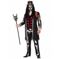 Déguisement sorcier vaudou homme pas cher – costume Halloween Fiesta Factory