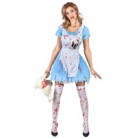 Déguisement Alice ensanglantée femme pas cher – costume Halloween Fiesta Factory