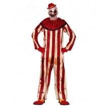 Déguisement clown terrifiant rouge blanc homme pas cher – Fiesta Factory