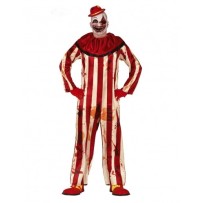 Déguisement clown terrifiant rouge blanc homme pas cher – Fiesta Factory