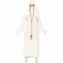 Déguisement nonne blanche fantôme femme pas cher – costume Halloween Fiesta Factory