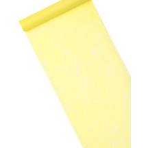 Chemin de table intissé jaune vif 29 cm x 10 m - 4GUX - Chemins de table