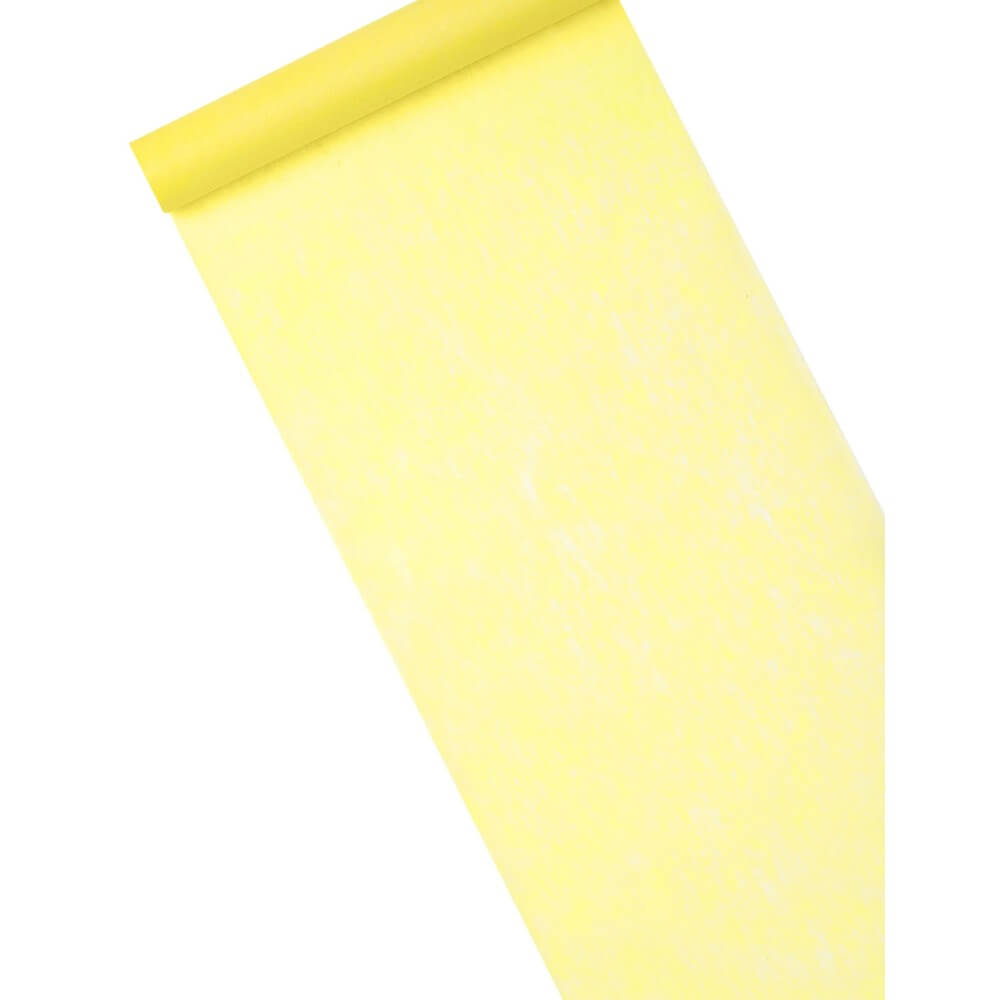 Chemin de table intissé jaune vif 29 cm x 10 m - 4GUX - Chemins de table