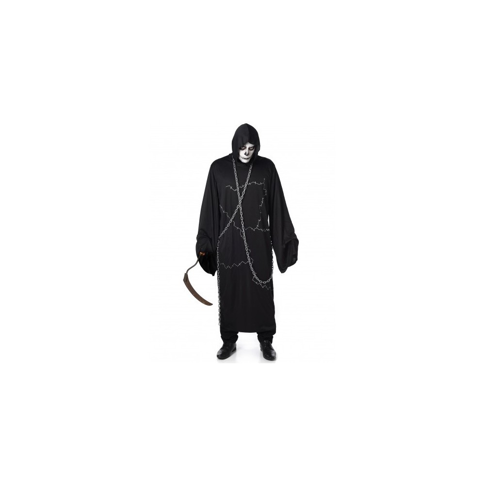 Déguisement faucheur enchaîné homme pas cher – costume Halloween Fiesta Factory