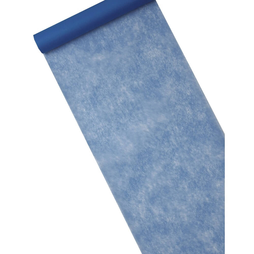 Chemin de table intissé bleu marine 29 cm x 10 m - 4GUY - Chemins de table