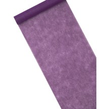 Chemin de table intissé violet 29 cm x 10 m - 4GV5 - Chemins de table