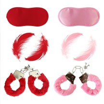 Kit menottes à plumes 2 modes – accessoire EVJF soirée