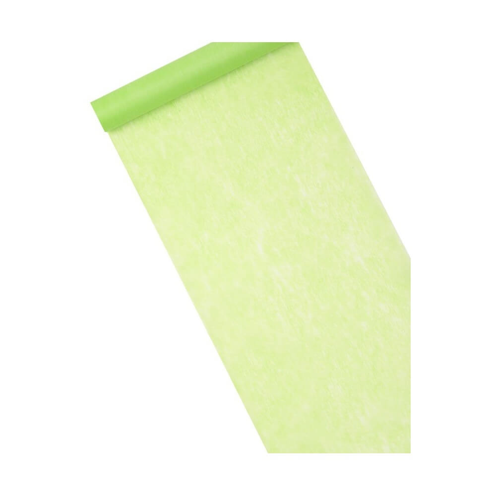 Chemin de table intissé vert 29 cm x 10 m - 4GV0 - Chemins de table