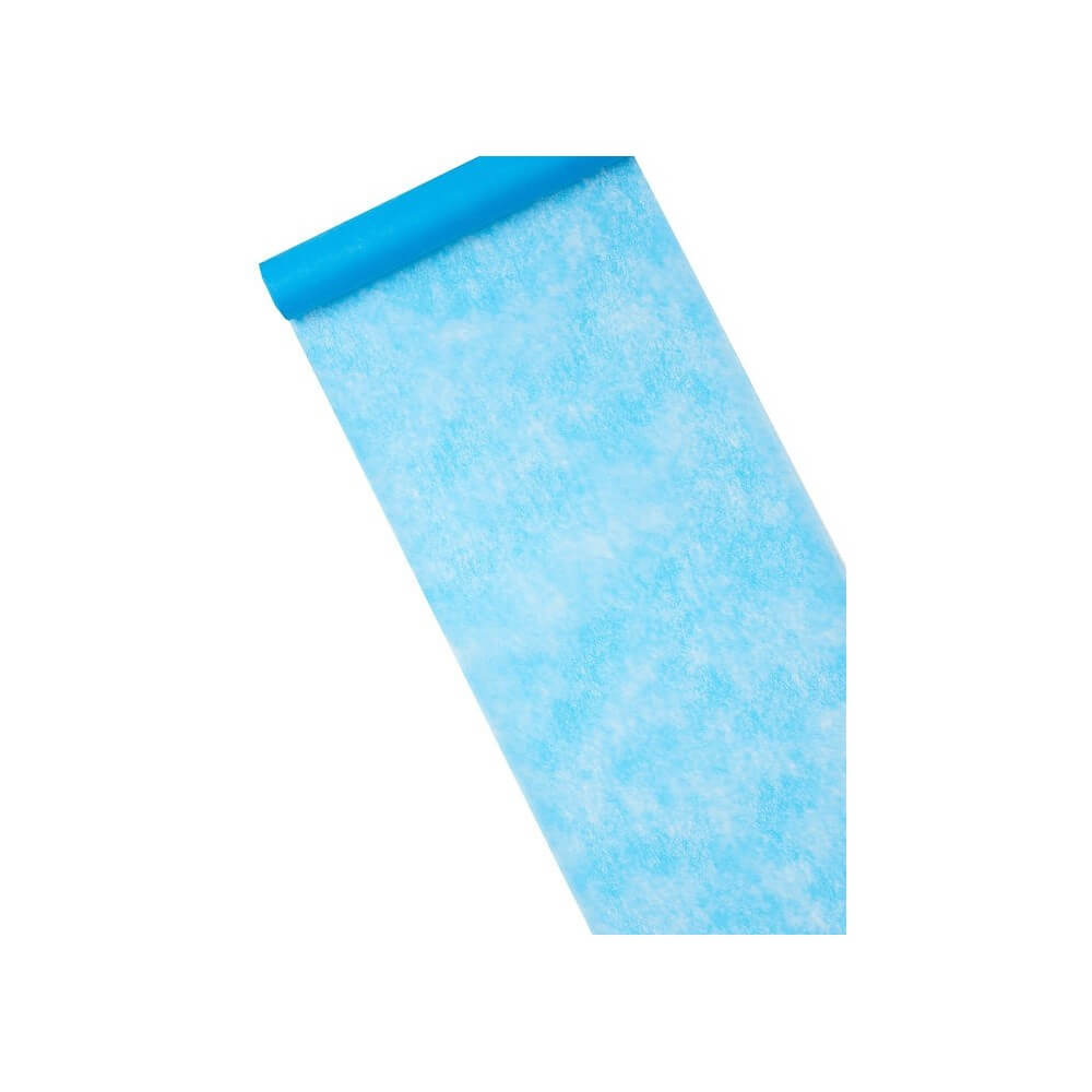 Chemin de table intissé bleu turquoise 29 cm x 10 m - 4GV9 - Chemins de table