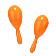 Maracas orange pas cher – accessoire fête Fiesta Factory