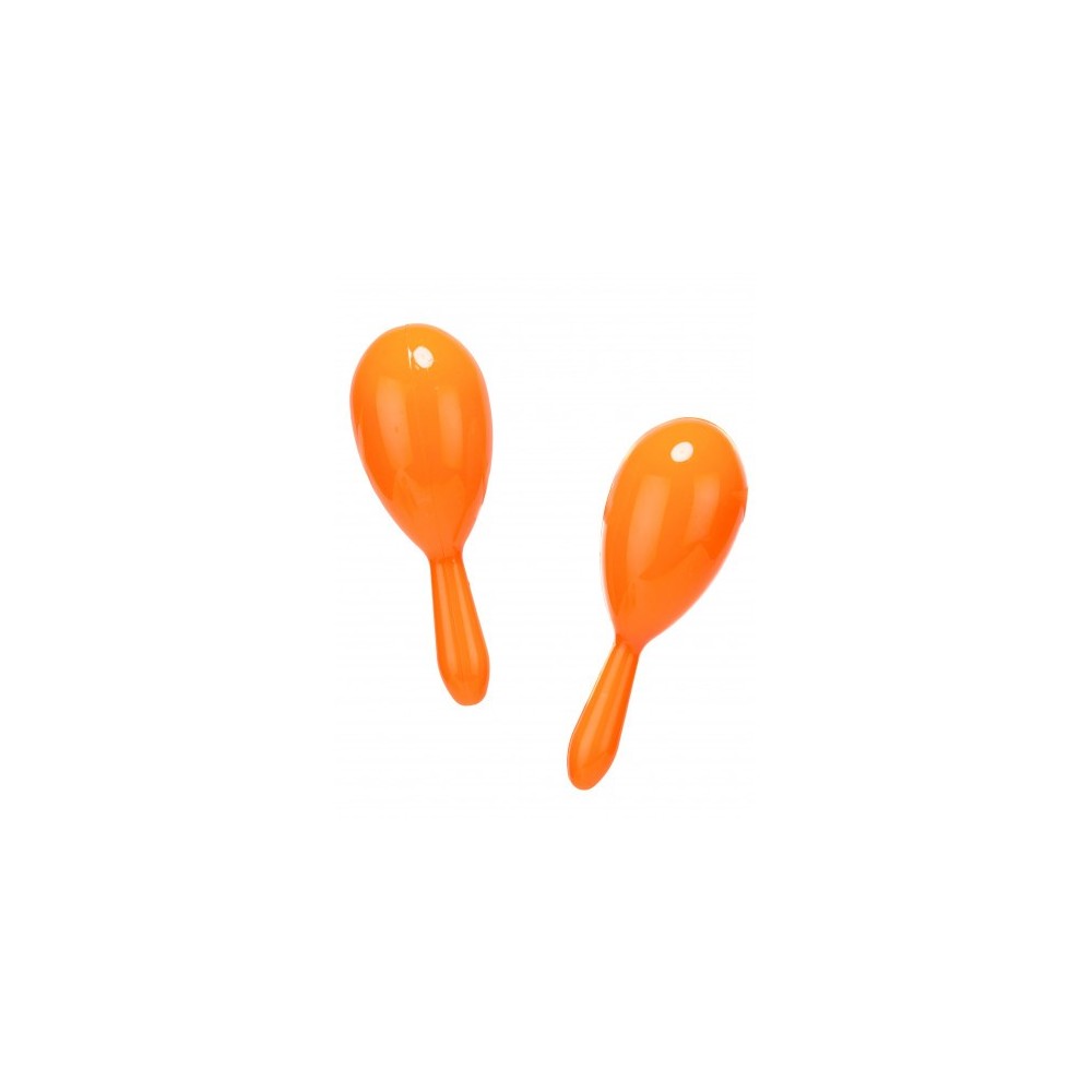 Maracas orange pas cher – accessoire fête Fiesta Factory