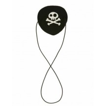 Cache-œil pirate feutrine adulte pas cher – accessoire déguisement Fiesta Factory
