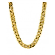 Chaîne bling bling or adulte pas cher – accessoire déguisement Fiesta Factory