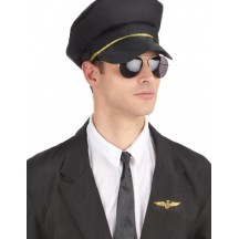 Broche pilote aviateur dorée pas cher | Fiesta Factory