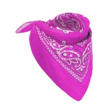 Bandana rose fluo adulte pas cher | Fiesta Factory