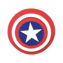 Bouclier Captain America enfant 30 cm mousse pas cher | Fiesta Factory