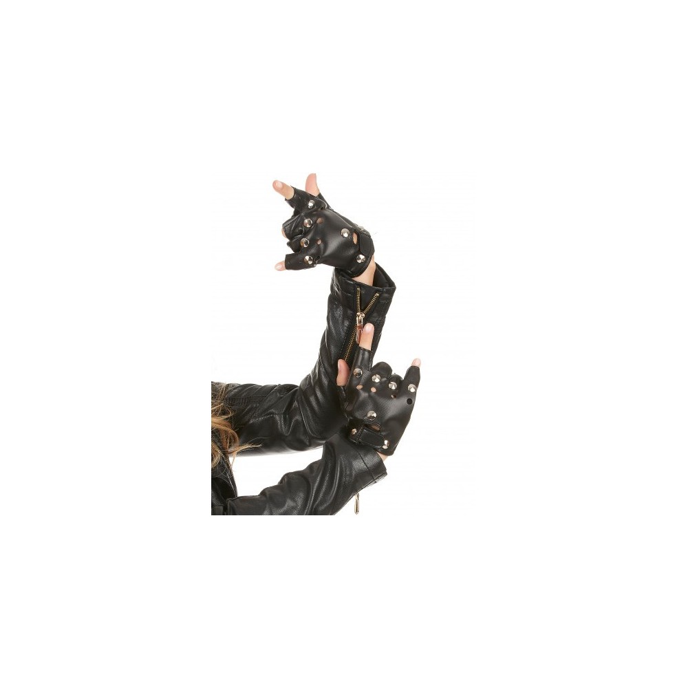 Mitaines punk adulte pas cher | Fiesta Factory