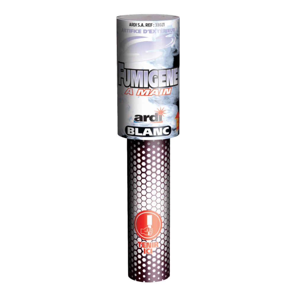 Fumigène à main blanc 45 secondes – Fumée blanche dynamique pour événements