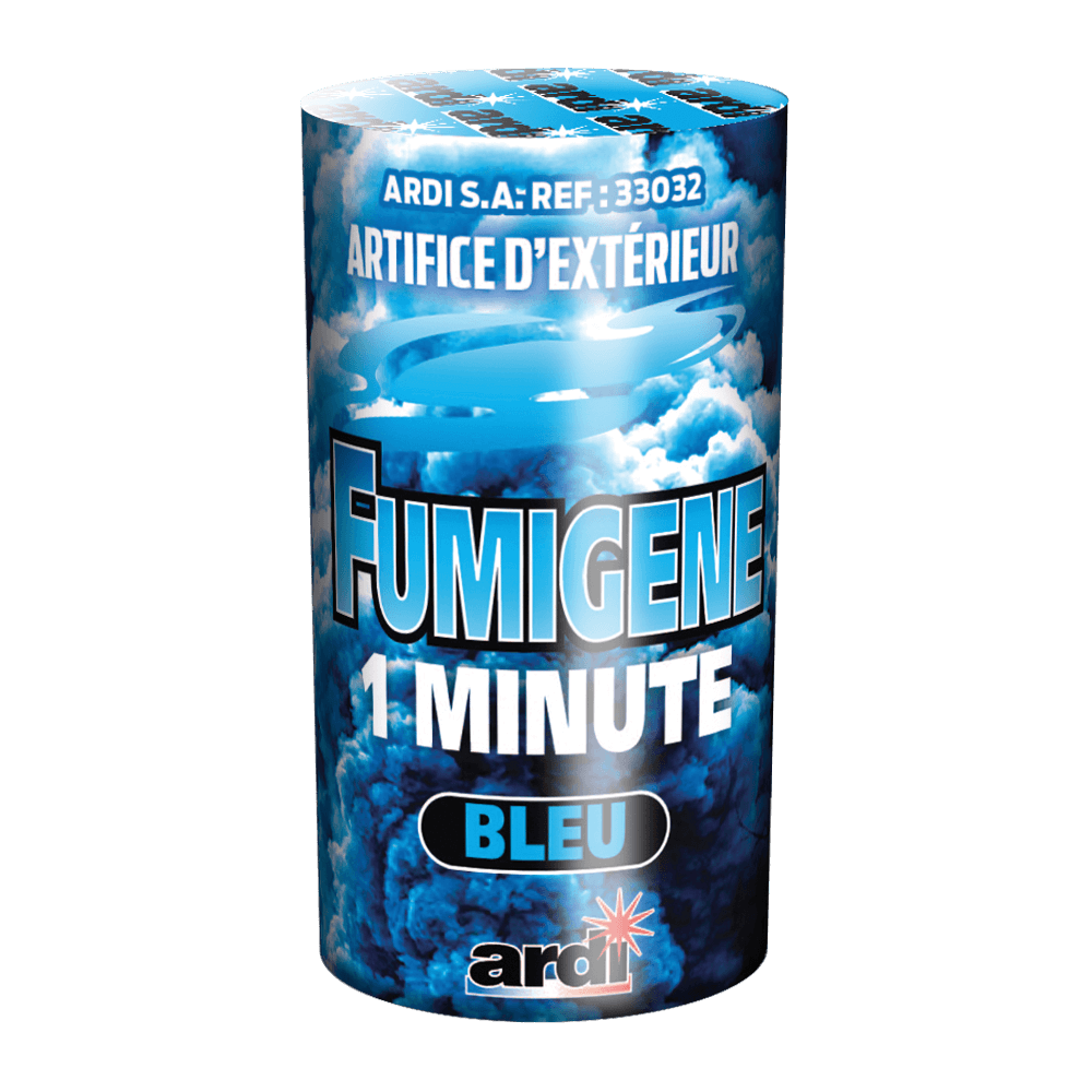 Pot fumigène Bleu ARDI – Fumée Bleu 1 minute pour événements