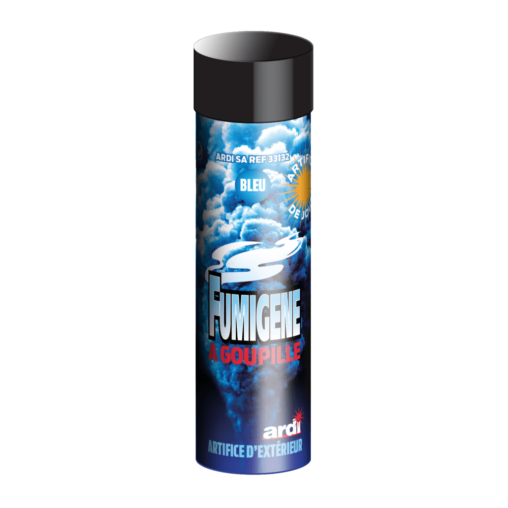 Fumigène à goupille bleu 1 minute – Fumigène pas cher | La Boutique de l’Artificier