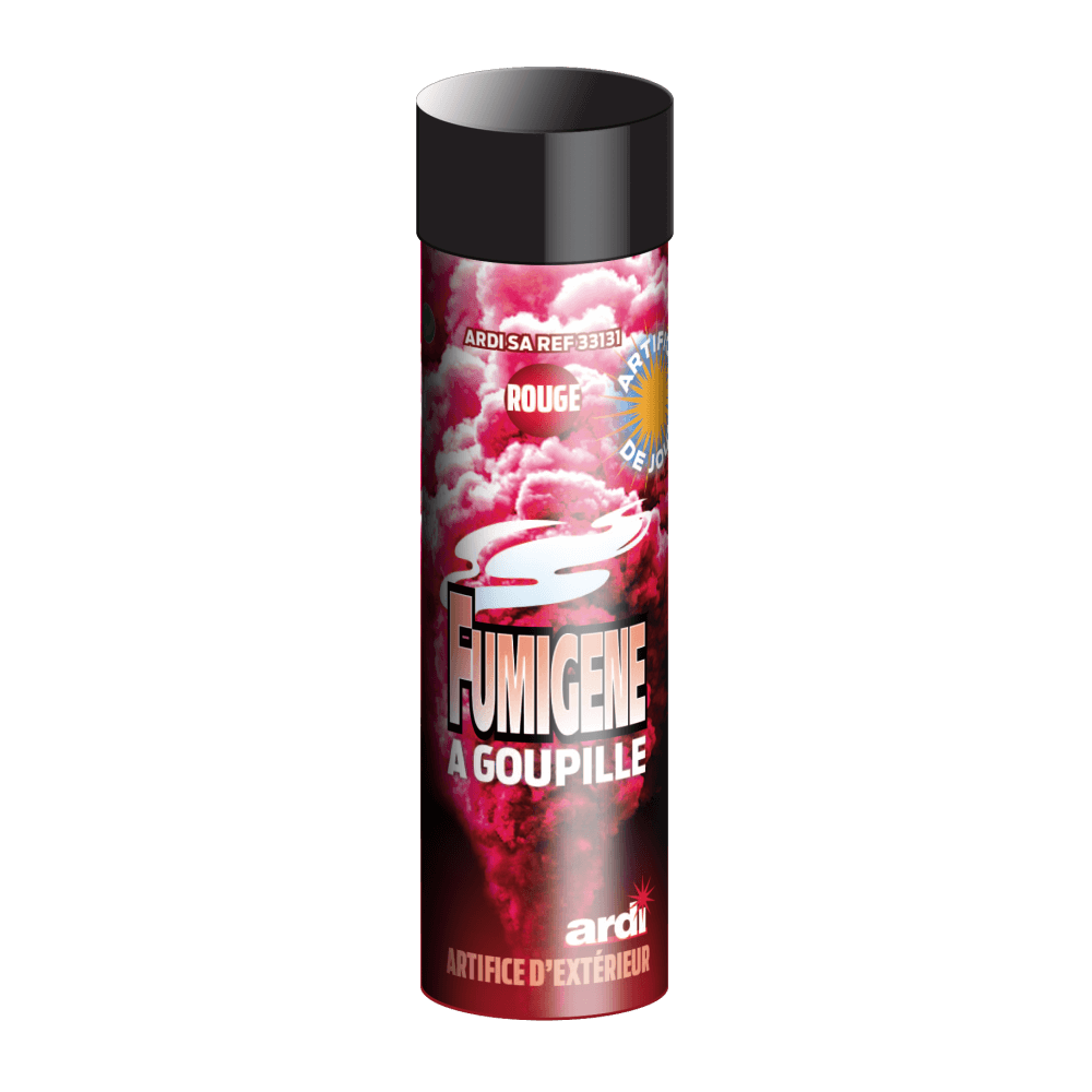 Fumigène à goupille rouge 1 minute – Fumigène pas cher | La Boutique de l’Artificier