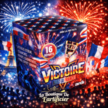 Compact VICTOIRE – ALLEZ LA FRANCE – Feu d’artifice Bleu Blanc Rouge F2