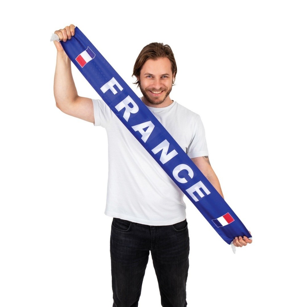 Écharpe France pas cher bleu blanc rouge supporter