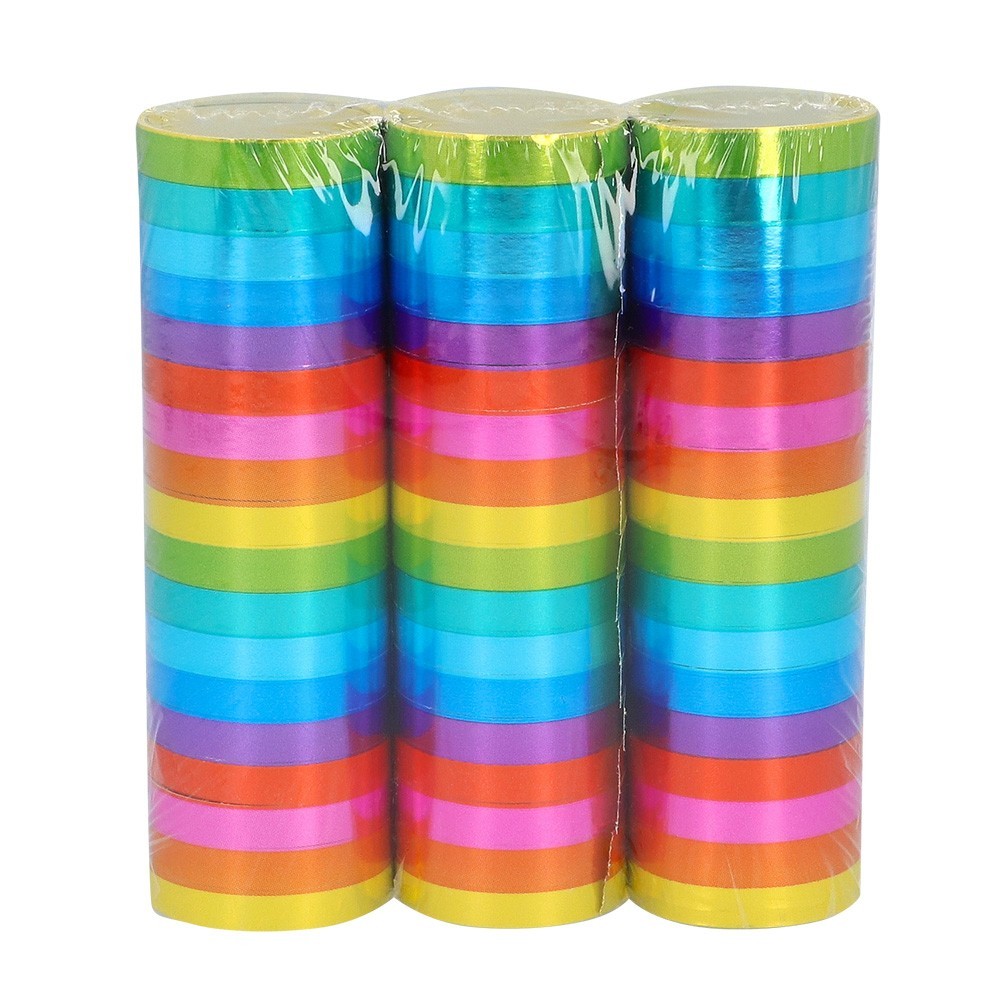 Serpentins Rainbow Pride 3x4m pas cher – déco arc-en-ciel | Fiesta Factory