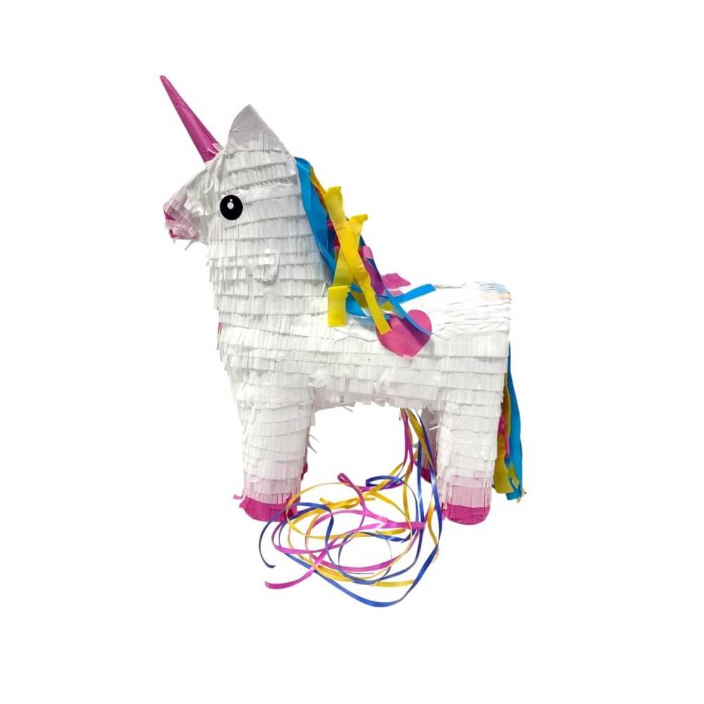 Piñata à Tirer Licorne Blanche – Anniversaire Fille - 29500 - Piñatas