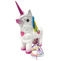 Piñata à Tirer Licorne Blanche – Anniversaire Fille - 29500 - Piñatas